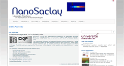Desktop Screenshot of nanosaclay.fr